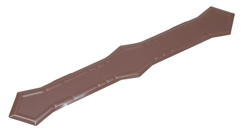 Amerimax 0.25 in. H X 2 in. W X 13.5 in. L Brown Aluminum K Downspout Strap (Pack of 50)