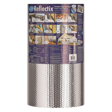 Reflectix 24 in. W X 50 ft. L X 0.3125 in. Up To 14.3 Reflective Radiant Barrier Insulation Roll 100