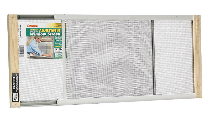 Frost King WB Marvin 21 37 in. W in. Steel Adjustable Window Screen (Pack of 6)