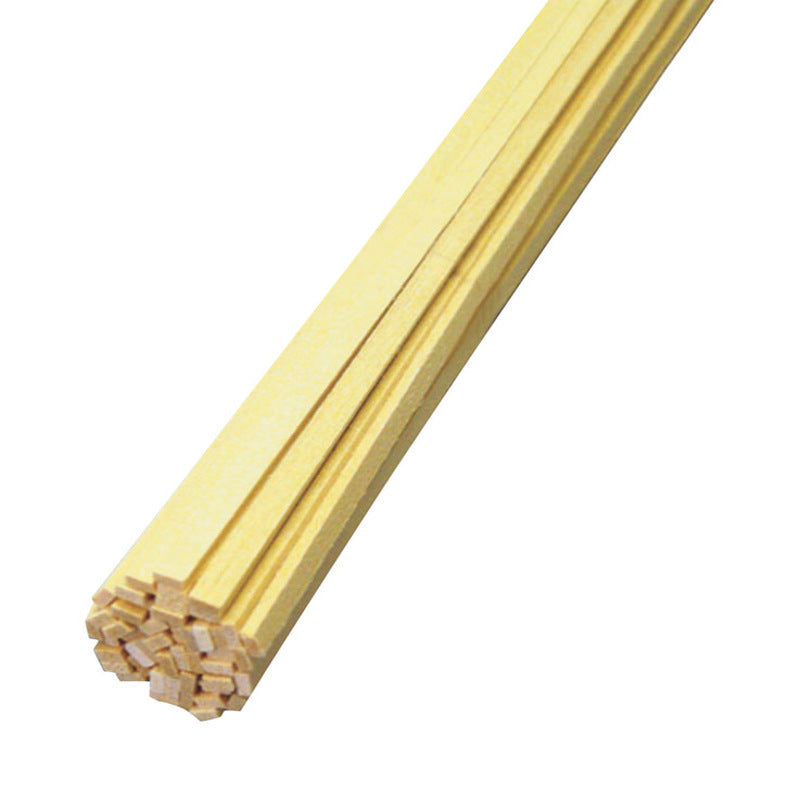 Midwest Products 1/16 in. X 3/16 in. W X 2 ft. L Basswood Strip #2/BTR Premium Grade (Pack of 45)