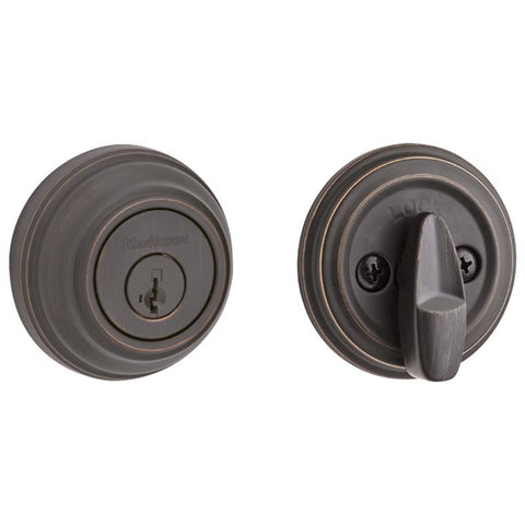 Kwikset SmartKey Venetian Bronze Metal Deadbolt