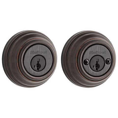 Kwikset SmartKey Venetian Bronze Metal Deadbolt