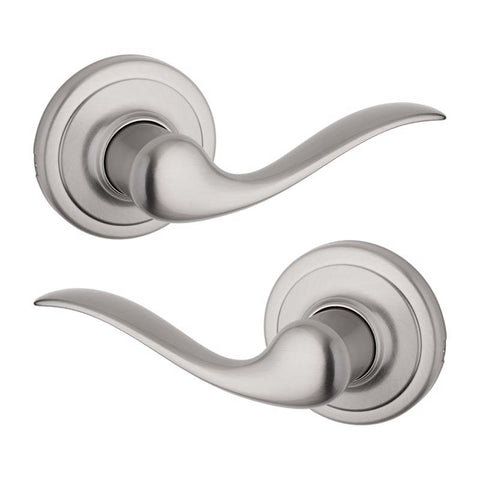 Kwikset Tustin Satin Nickel Passage Lever 1-3/4 in.
