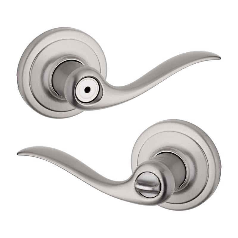 Kwikset Tustin Satin Nickel Privacy Lockset 1-3/4 in.