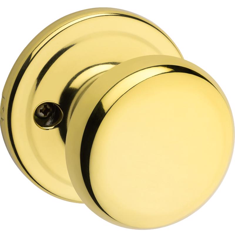 Kwikset Juno Polished Brass Dummy Knob