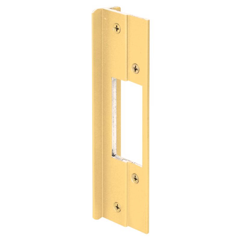 Prime-Line 8.438 in. H X 6 in. L Gold Extruded Aluminum Door Lock Guards