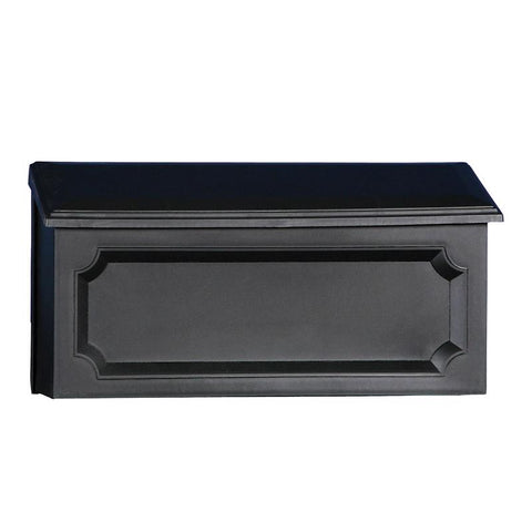 Architectural Mailboxes Windsor Classic Plastic Wall Mount Black Mailbox