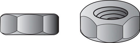Hillman 5/16-18 in. Zinc-Plated Steel USS Hex Nut 2272 pk