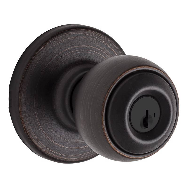Kwikset Polo Venetian Bronze Entry Lockset 1-3/4 in.