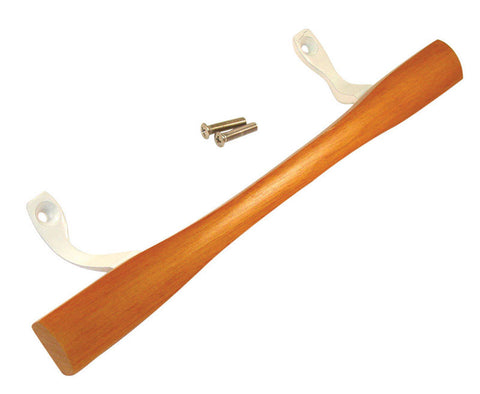 Barton Kramer 6 in. L Brown Wood Sliding Door Handle