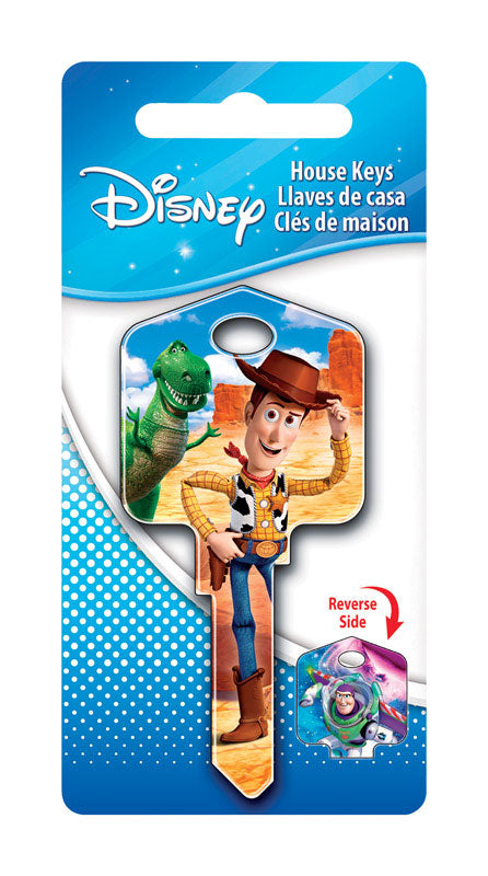 HILLMAN Disney Buzz/Woody House Key Blank 66/97 Single For Kwikset and Titan Locks Multicolored (Pack of 5)