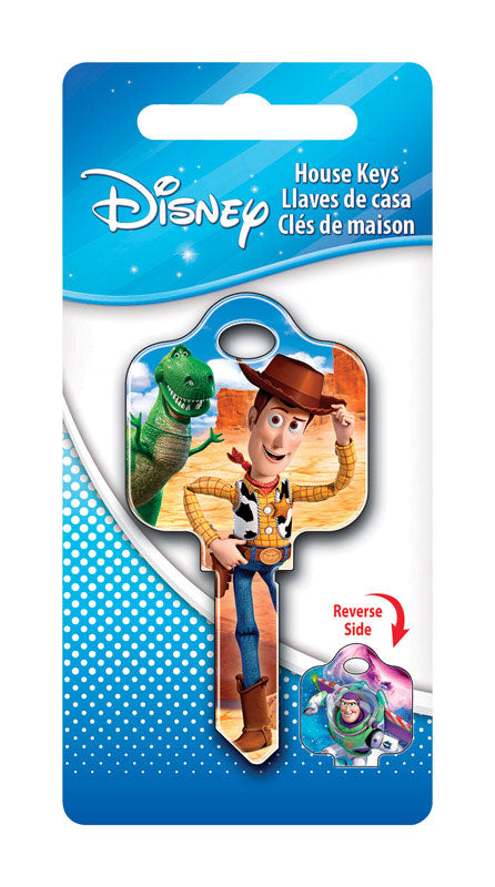HILLMAN Disney Buzz/Woody House Key Blank 68 Single For Schlage Locks Multicolored (Pack of 5)