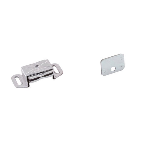Amerock 1/2 in. H X 1 in. W X 2-3/16 in. D Aluminum Single Magnetic Catch