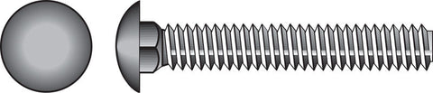 HILLMAN 3/8 in. X 16-1/2 in. L Hot Dipped Galvanized Steel Carriage Bolt 100 pk