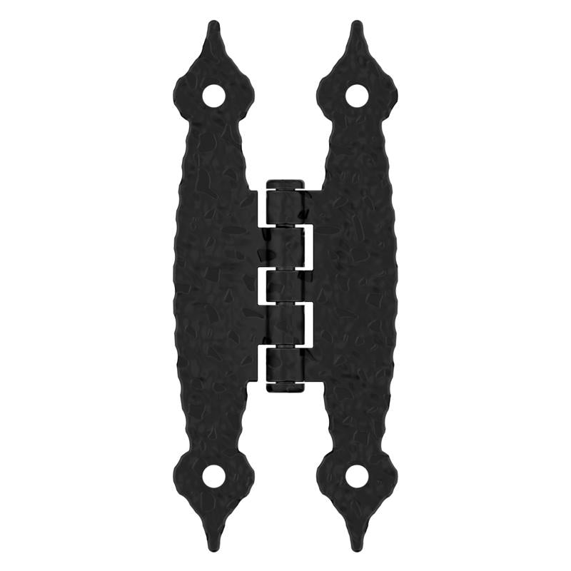 Amerock 1-1/2 in. W X 3-1/2 in. L Black Steel Cabinet Hinge 1 pk