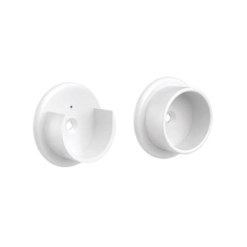 Knape & Vogt Pro 1-3/8 in. L X 1-3/8 in. D Powder Coated Plastic Rod Socket