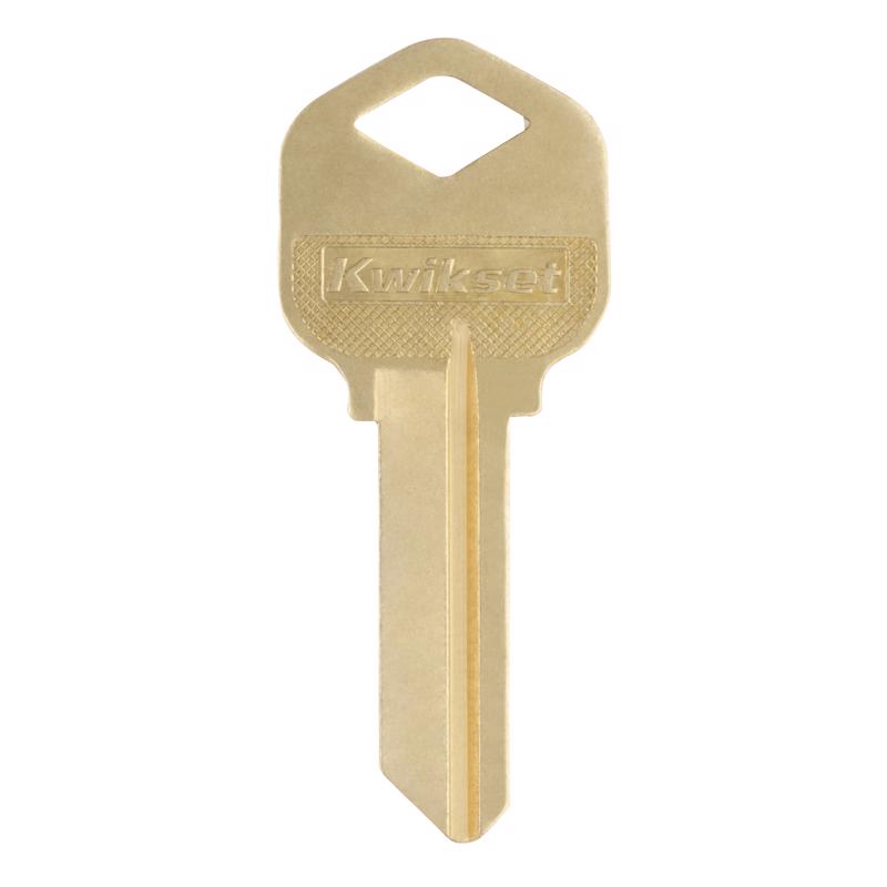Kwikset House/Office Key Blank Single For Control Deadbolts Gold (Pack of 10)