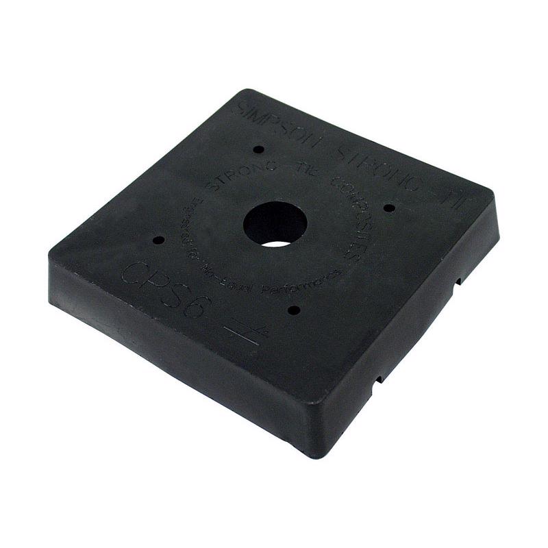 Simpson Strong-Tie 5.31 pulg. de alto x 5.31 pulg. de ancho, calibre n/a, base de plástico compuesto