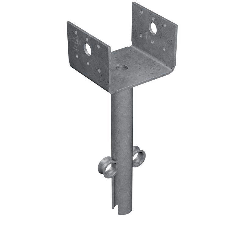 Simpson Strong-Tie 10.31 in. H X 3.56 in. W 12 Ga. Steel Elevated Post Base