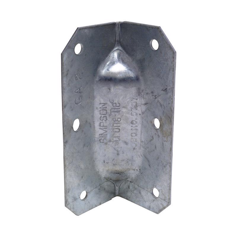 Simpson Strong-Tie 1.3 in. W X 3.3 in. L Galvanized Steel Gusset Angle
