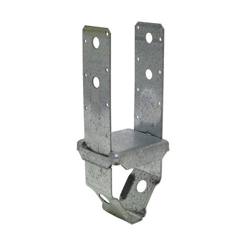 Simpson Strong-Tie ZMax 6.25 in. H X 3.56 in. W 12, 14 Ga. Galvanized Steel Post Base