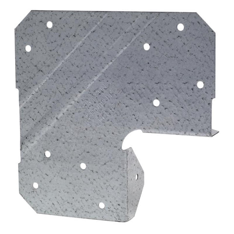 Simpson Strong-Tie ZMax 5.38 in. H X 5.38 in. W 20 Ga. Galvanized Steel End Post Cap