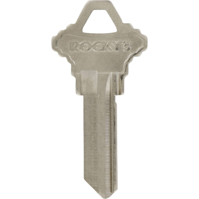 HILLMAN Traditional Silver House Key Blank Single For Schlage Locks