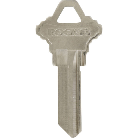 HILLMAN Traditional Silver House Key Blank Single For Schlage Locks