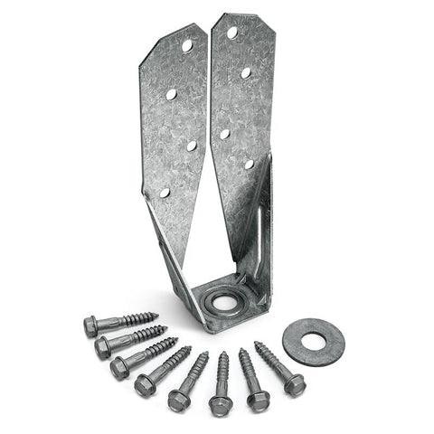 Simpson Strong-Tie ZMax 7.03 in. H X 3.25 in. W 14 Ga. Steel Deck Tension Tie