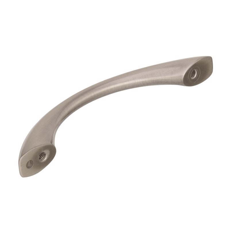 Amerock Contemporary Arch Cabinet Pull 3-3/4 in. Satin Nickel Silver 1 pk