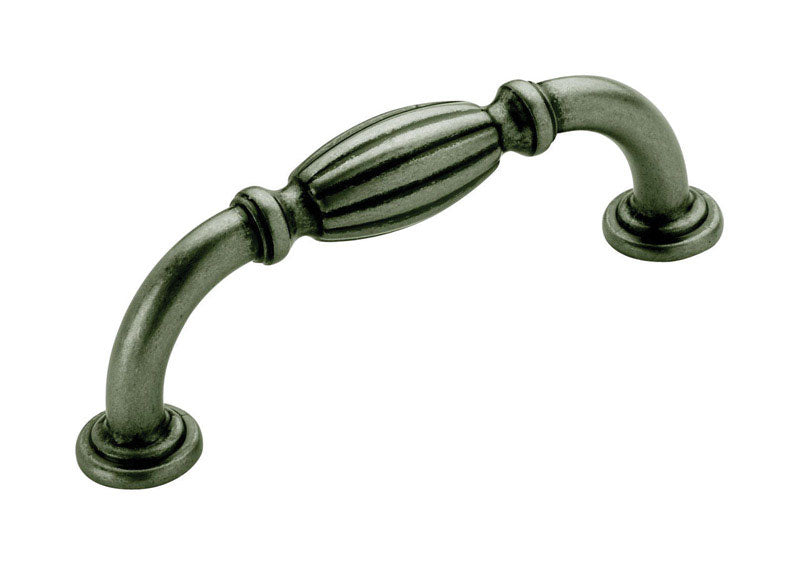 Amerock Traditional Arch Cabinet Pull 3 in. Weathered Nickel Silver 1 pk