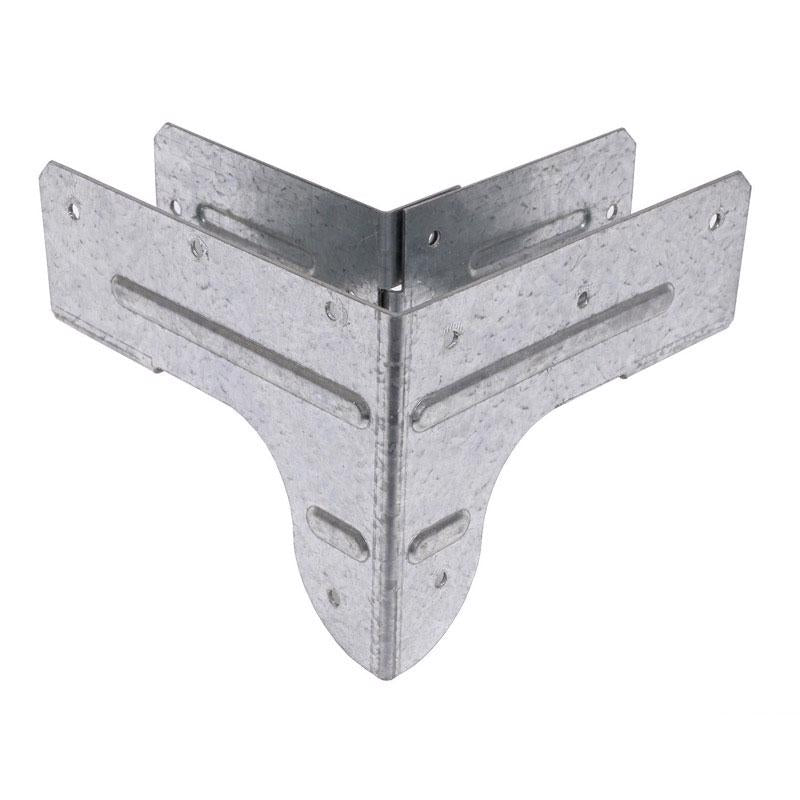 Simpson Strong-Tie ZMax 5.5 in. H X 5.5 in. W 18 speed Galvanized Steel Rigid Tie Connectors (Pack of 12)