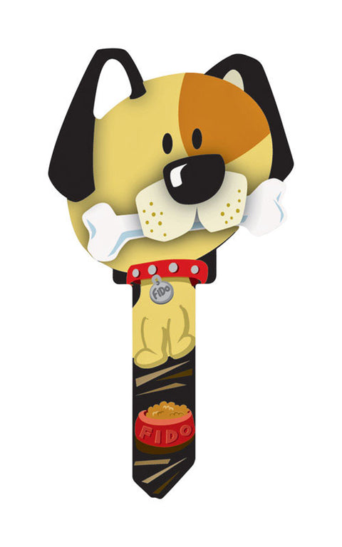 Lucky Line Key Shapes Dog House Key Blank Double For Kwikset Multicolored (Pack of 5)