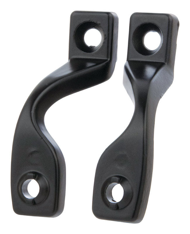 Barton Kramer 1.75 in. L Bronze Metal Bracket 2 pk