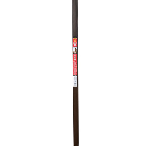 M-D Building Products Brown Vinyl Top & Sides Door Seal For Garage Doors 84 in. L X 0.38 in.