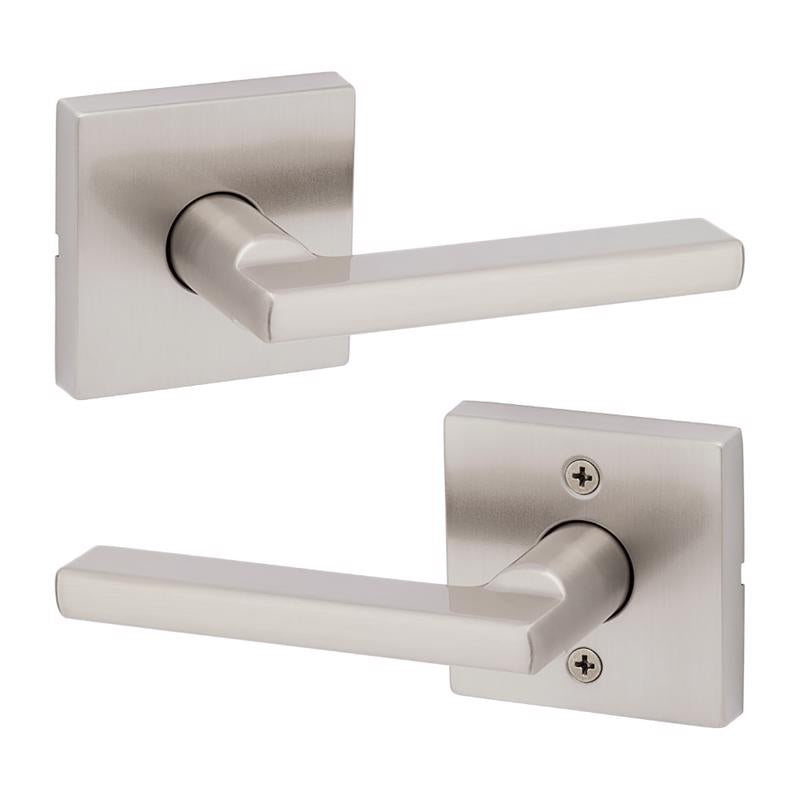 Kwikset Halifax Signature Series Contemporary Satin Nickel Passage Lever