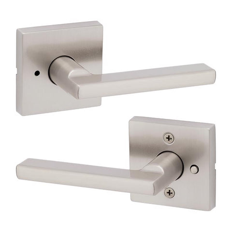 Kwikset Halifax Satin Nickel Privacy Lever