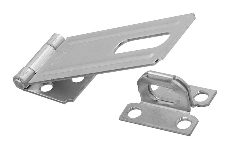 National Hardware Candado de seguridad de acero galvanizado de 4-1/2 pulg. de largo, 1 pza.