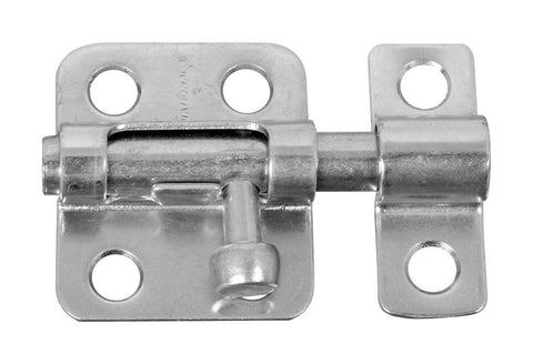 Perno para ventana de acero plateado galvanizado National Hardware, 2 pulg. de largo x 0,75 pulg. de alto, 1 ud.