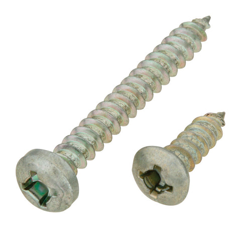 National Hardware Silver Steel Ornamental Shelf Bracket Screws
