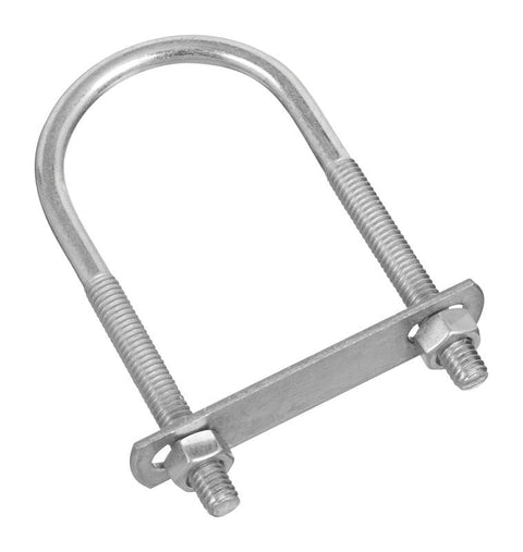 National Hardware 5/16 in. X 2 in. W X 4-1/2 in. L Coarse Zinc-Plated Steel U-Bolt (Pack of 5)