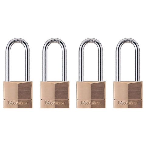 Master Lock 1-9/16 in. W Steel 4-Pin Cylinder Exterior Padlock