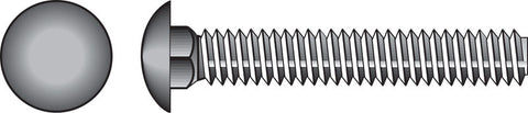 HILLMAN 5/16 in. X 1 in. L Zinc-Plated Steel Carriage Bolt 100 pk