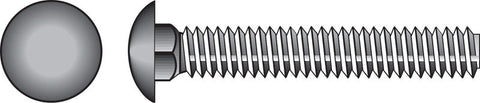 HILLMAN 3/8 in. X 3-1/2 in. L Zinc-Plated Steel Carriage Bolt 1 pk