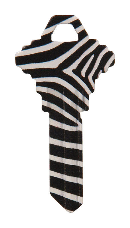 HILLMAN Wackey Zebra House/Office Universal Key Blank Single (Pack of 6)