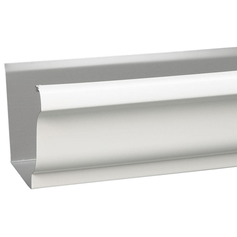 Amerimax 4.75 in. H X 6 in. W X 120 in. L White Aluminum K Gutter (Pack of 5)