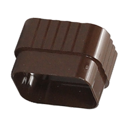 Amerimax 2 in. W X 3 in. L Brown Vinyl K Downspout Connector (Pack of 18)