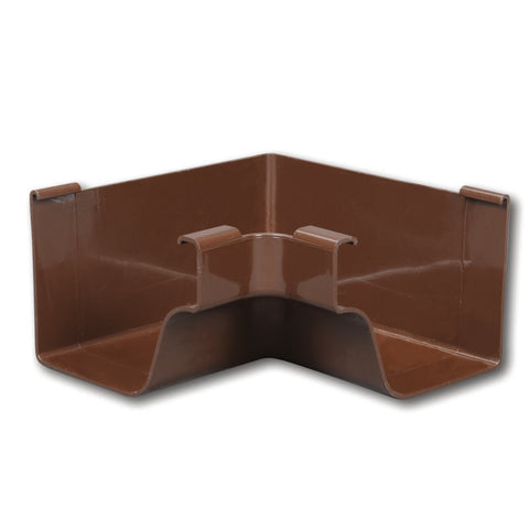 Amerimax 5 in. W X 6.25 in. L Brown Vinyl K Inside Corner (Pack of 5)