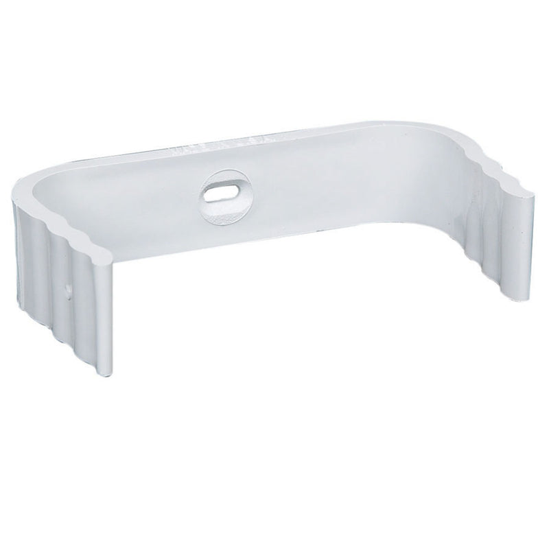 Amerimax 1 in. H X 7 in. W X 8 in. L White Vinyl K Downspout Band (Pack of 24)