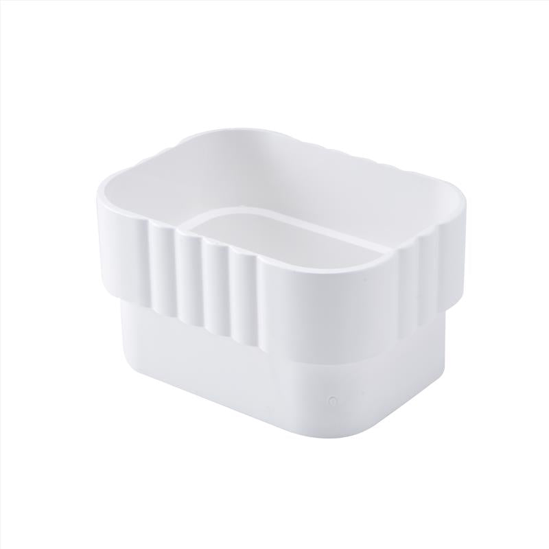 Amerimax 2.38 in. H X 3.25 in. W X 4.25 in. L White Vinyl K Downspout Connector (Pack of 16)